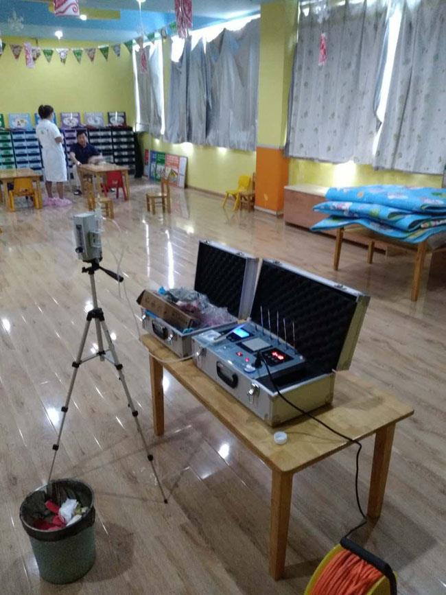 沛縣紅黃藍幼兒園檢測現場