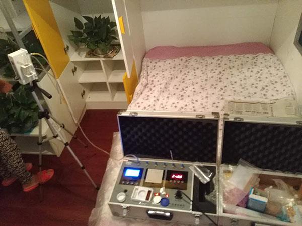 8月28日潤(rùn)金城趙先生檢測(cè)現(xiàn)場(chǎng)