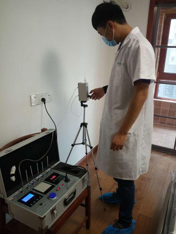 9月3日香榭蘭庭檢測(cè)現(xiàn)場(chǎng)