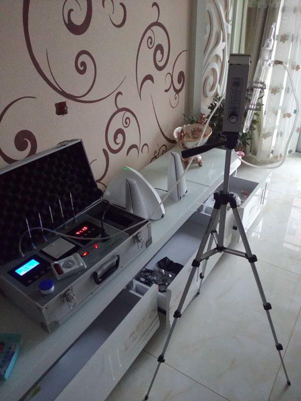 10月1日紫金東郡韓女士檢測(cè)現(xiàn)場(chǎng)