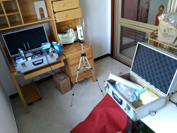 10月3日邳州東方帝景城復(fù)檢檢測(cè)現(xiàn)場(chǎng)