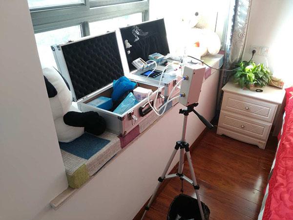 12月2日和平上東顧先生檢測現(xiàn)場