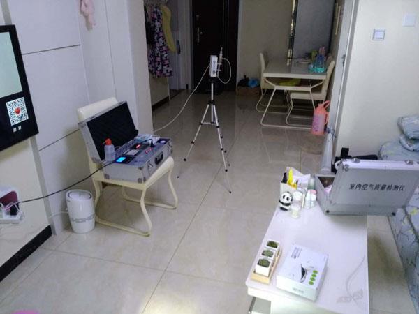 2017.1.18香榭蘭庭王女士愛(ài)居檢測(cè)中