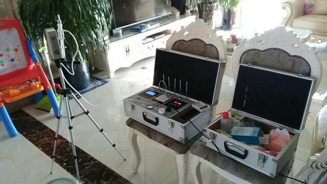 2017年12月5日華府天地采樣檢測(cè)現(xiàn)場(chǎng)