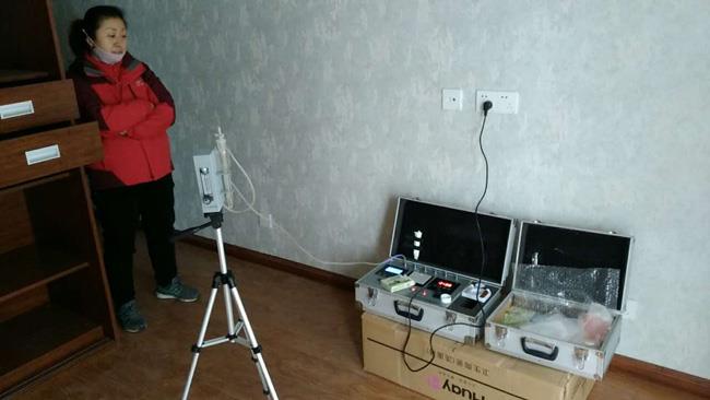 2017年12月9日保利鑫城采樣檢測(cè)現(xiàn)場(chǎng)