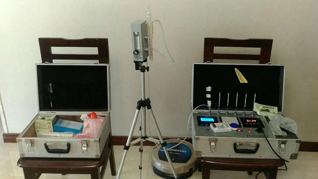 2017年12月9日人才家園采樣檢測(cè)現(xiàn)場(chǎng)