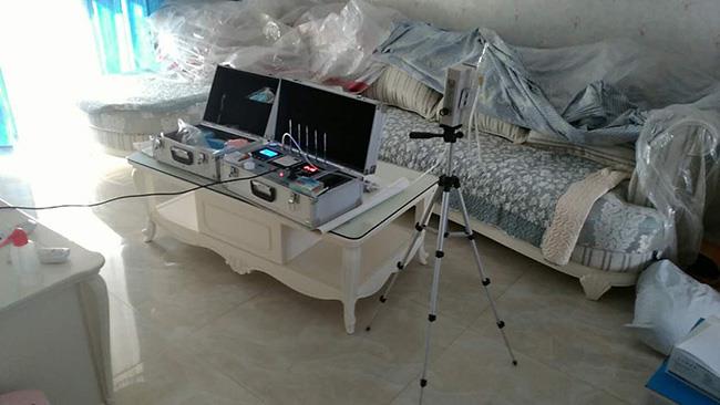 和平上東采樣檢測現(xiàn)場